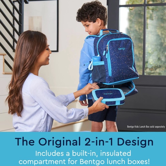 BENTGO BACKPACK CONFETTI DEEP SEA OCEAN SPACE BLUE - Picture 2 of 11